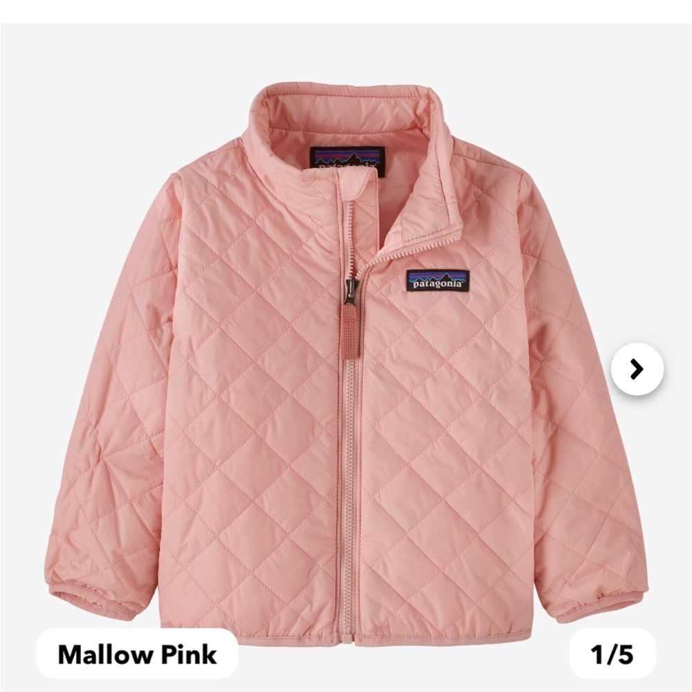Toddler lightweight Patagonia puffer jacket